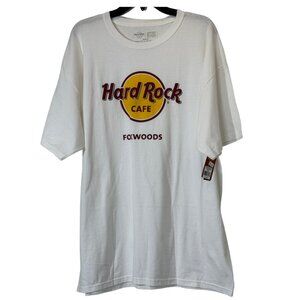 Hard Rock Café Wild Wood White T Shirt  Size 1X